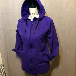 Nike Therma-Fit Purple Hoodie - Small